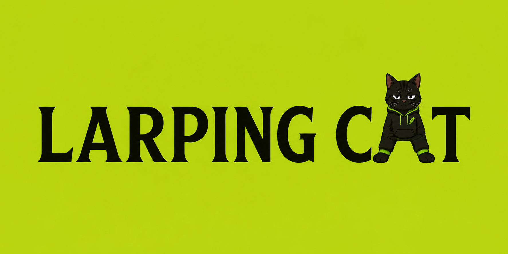 Larping Cat wordmark